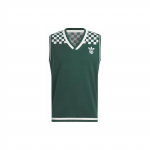 Adidas Originals X Bogey Boys Koost&ouml;&ouml; SS23 &Uuml;hev&auml;rviline Golf Ruuduline Kootud Varrukateta V-kaelusega Vest Meeste Topid Roheline IL9295 XS
