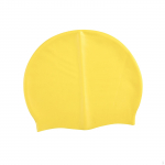 Puhtav&auml;rviline ujumism&uuml;ts silikoonist ujumism&uuml;ts rannas suvine painduv elastne hoiab juuksed kuivana kollane