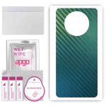 apgo Protective Skin Sticker for the back compatible with Cubot Note 9, Wrap Film, Foil, Vinyl - Pattern Carbon Chameleon CAKA1