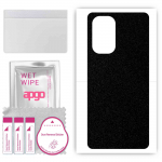 apgo Protective Skin Sticker for the back compatible with Ulefone Note 13P, Wrap Film, Foil, Vinyl - Pattern Matte Black