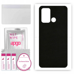 apgo Protective Skin Sticker for the back compatible with ZTE Blade A53 Plus, Wrap Film, Foil, Vinyl - Pattern Matrix