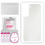 apgo Protective Skin Sticker for the back compatible with Samsung Galaxy S22, Wrap Film, Foil, Vinyl - Pattern Matte Transparent