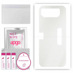 apgo Protective Skin Sticker for the back compatible with Asus Rog Phone 6D Ultimate, Wrap Film, Foil, Vinyl - Pattern Matte Transparent