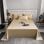 Egiptuse puuvillast voodipesu 1 tk voodilina + 2 tk padjap&uuml;&uuml;rid &uuml;hev&auml;rvilised lamedad voodilinad T&auml;ielik Queen-suuruses kodutekstiilid 3pcs design 160x230