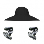 Meeste kalamehe m&uuml;ts 2 p&auml;ikeseventilaatoriga, suure &auml;&auml;rega tuulekindel rihm, USB laadimisvastane UV-vastane p&auml;ikesekaitse, veekindel suurep&auml;rane hingavus &otilde;ues kalap&uuml;&uuml;k khaki