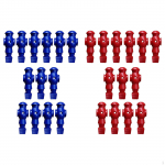 26 tk Lauajalgpalli Mehed M&auml;ngija Lauajalgpalli M&auml;ngijad S&uuml;nnip&auml;evaks Red Royal Blue