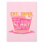 Roosa Oranž V&auml;rviline L&otilde;uendimaal Maasikas Sidrun Dekoratiivne Plakat Moodne Avangardistlik T&uuml;drukute Magamistoa Dekoratiivne Seinakunst 21x30cm No Framed