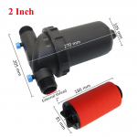 Veefilter 120 v&otilde;rgusilma ketas aia kastmiss&uuml;steemi kurn 1,25 1,5 2 isane keermega voolik toru veepumba filtreerimise lisandid 1.25 inch