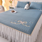 Suvine uus Ice Silk Lateks Suvematt voodiseelik Kolmeosaline pestav &uuml;hekordne &otilde;pilasmadrats 2.0m(6.6 feet) bed