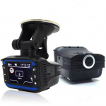 VG3 2-&uuml;hes auto-DVR-kaamera radar-laser-spidomeeter radaridetektor auto armatuurkaamera HD 140-kraadine lainurk auto-DVR-salvesti must