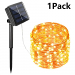 30 m/20/10/5 m p&auml;ikeseenergia veekindel Led-valgustiriba v&auml;litingimustes valgusti aiahaldjas vanikupael j&otilde;ulukaunistusega atmosf&auml;&auml;rivalgus 30M
