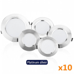 10tk/partii Led allvalgustid 5W 9W 12W 15W 18W AC 220V 230V 240V LED laevalgustid Led laevalgustid kodu sisevalgustid 5W&Cold White