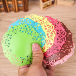 Lace Flower Doilies Silikoonist teetass Matid Pad Soojustus Alusalus LAU