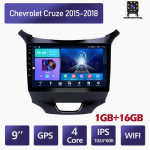 9-tolline Androidi autostereo raadio Chevrolet Cruze 2015-2018 multimeediumipleieri jaoksDVD k&otilde;larid peakomplekti heli WIFI 1+16 GB