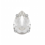 10*14mm 20x &otilde;mblemine klaasist r&otilde;ivaste tarvikute aplikatsioon, veepiisad isetegemise kivikivi valge