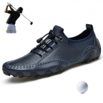 Meeste Golfi Vabaaja Spordijalatsid Nahast Tennised V&auml;litingimustes Murule Golferi Treeningu Spordijalatsid Hingavad Suur Suurus 46 47 Golfi Treeningjalatsid 5.5 sinine