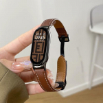 For Mi Band 8 Rihm XIAOMI Band 8 Kellarihm Magnetic Ehtne nahk Vahetage randmepael Uus moepunk For MiBand 8