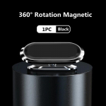 360 Rotat autotelefoni hoidja Universaalne magnetiline telefonihoidik telefonile auto mobiiltelefoni hoidikust must