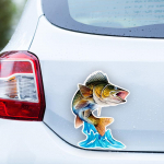 DS62#13x18cm 3D kalaautokleebis Loov veekindlad autokleebised Vin&uuml;&uuml;lkleebised Mootorratta dekoratiivtarvikud 13x18cm