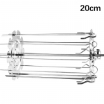 1 komplekt roostevabast terasest grill-kebabipuur Rotisserie vardakahvlid kanagrill 20cm