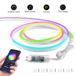 Neoon-LED-ribad Bluetooth-rakenduse juhtimiseks RGBIC-valgusti nutikas lamp v&auml;listingimustes neoon-LED-valgustid, USB-magamistoa jaoks luces led inteligentes 1M