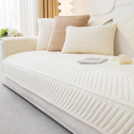 Prantsuse kreemitooniline stiilSofa padja matt Elutuba &Uuml;hev&auml;rviline L-kujuline diivanir&auml;tik Diivani kate Diivanipadjakate Kodu kaitse 30x50cm pillowcase tumehall v&auml;rv