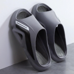 Suvised meeste sussid Vaba aeg Suvejalatsid Meeste rannajalatsid Mugavad meeste kingad &otilde;ues Meeste sussid Mood pl&auml;tud Sussid 40 hall