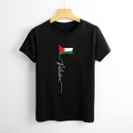 Nome da Palestina com camiseta do Mapa da Bandeira T-s&auml;rk Graafiline s&auml;rk vabaaja l&uuml;hikesed p&uuml;ksid Varrukatega naiste T-s&auml;rk Suurus S-4XL S