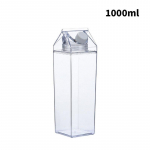 500/1000 ml piimakarp veepudeli kandiline piim kohvimahl teetass l&auml;bipaistev piimahoidla v&auml;lisporti telkimisj&otilde;usaali jaoks 1000ML