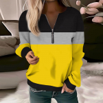 Naiste vabaaja pikkade varrukatega tavaline veerand t&otilde;mblukk, lilled, pullover, sviitrid vabaaja s&uuml;gisriided L armee roheline v&auml;rv