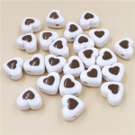 10 tk akr&uuml;&uuml;list &uuml;hev&auml;rviline k&uuml;psetusv&auml;rv Love Loose Beads Fashion DIY k&auml;sitsi valmistatud materjal kaelakee k&auml;ev&otilde;ru ehete valmistamiseks kohv