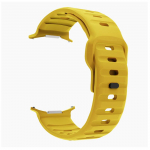 Samsung Galaxy Watch 7 Ultra Rihm 47mm Tarvikud correa Sport Silikoon K&auml;ev&otilde;ru Samsung Galaxy Watch ultra rihm 47 mm jaoks kollane