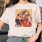 K Pot Streyki naiste T-s&auml;rk Kip Streyki T-s&auml;rk Hip Hop Harajuku Kawaii 90ndad 3XL valge