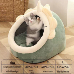 M&otilde;nus talvine kassi voodi: Poolsuletud disain igaks aastaajaks Size L, Dinosaur Nest