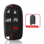 Silikoonist autov&otilde;tme kate kaitse Jeep Grand Cherokee Compass Dodge Charger Chrysler 200 300 300C jaoks, v&otilde;tmehoidja, autoosad must