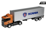 Mudel 1:32, SCANIA R470, oranž veduk - h&otilde;bedane poolhaagis 1
