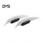 1 paar mootorratta tiivaspoileri fikseeritud tiivaspoiler mootorratta elektrijalgratastele Lihtne paigaldada Stiilne universaalne stabiilne mootorratta tiivakinnitus ATV-de jaoks must