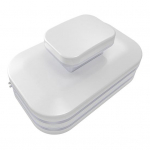 Magnetiline auto esiklaasi puhastust&ouml;&ouml;riist Ergonoomilise disainiga muljumisvastane funktsioon V&otilde;imas kahepoolne puhastus valge