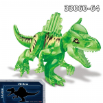 28CM kristalljura ajastu dinosauruste maailma loomaaed Tyrannosaurus ehitusklotsid, kingitus lastele