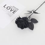 Halloween Ghost Festival Dark Series Pure Black Single Rose Horror gooti stiilis kimp Kaunistus Koduaia Toa sisustus