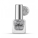 RENEE Glitterati k&uuml;&uuml;nev&auml;rv- h&otilde;bedane konfetti 10ml | Kiiresti kuivav, kauakestev, laastukindel valem koos High Glitte | Atsetooni- ja parabeenivaba