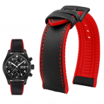 Klassikaline 20mm 21mm 22mm L&otilde;uend Nailon Seiko kelladele Kummist Rihm Veekindel Kellarihm Meestele Tissot Citizen Mido Kellatarvikud 21mm