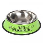 Roostevabast terasest &uuml;mberminekuvastased koerte kausid libisemiskindlad kassi kutsikas&ouml;&ouml;tjad kassipojale/kutsikale S punane