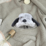 Plush Bucket Hat Kerge ainulaadne talvine vabaaja armas v&auml;ike koerake