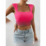 INDFS Naiste mood vabaaja suvekevadine &uuml;hev&auml;rviline prinditud varrukateta sukad Pluusid ja s&auml;rgid S