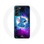 Coque Maniacase pour Samsung Galaxy S22 Plus Stitch ohana espace color&eacute;
