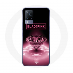 Coque Maniacase pour Vivo V21 5G blackpink diamond noir et rose