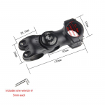 Mtb Maanteeratas Reguleeritav Stem Jalgratta Lenkstangi Stem 31.8Mm /25.4Mm &Uuml;likerge Alumiiniumsulamist Jalgratta Stem T&otilde;stuki Osad 31.8*85mm