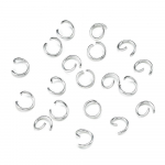 200 tk/partii rauast lahtised h&uuml;ppen&otilde;rga &uuml;hendused 4/5/6/8/10 mm l&auml;bim&otilde;&otilde;duga &uuml;mmargused poolitatud r&otilde;ngad isetegemise ehete leidmiseks 4mm/wire diameter 0.7mm