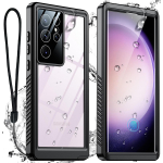 IP68 Shellbox Veekindel &Uuml;mbris Samsung Galaxy S24 S23 S22 S21 Ultra FE A54 A14 5G jaoks Metallist Alumiiniumist Ujumiseks Telefon Luksuslik Kate Samsung S24 Ultra must